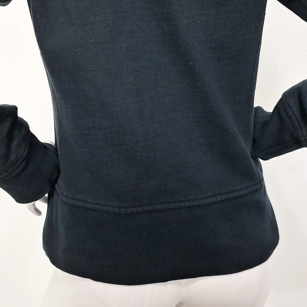 Lululemon Black Sporty Athleisure Long Sleeve Full Zip Scuba Hoodie Jacket